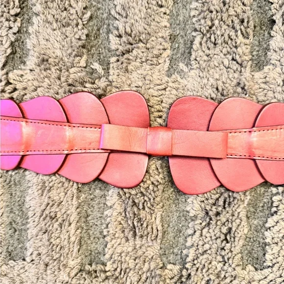 Anthropologie Brown Leather Belt with Elastic - Picture 5 of 11